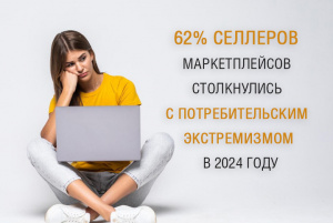 62% селлеров маркетплейсов столкнулись с потребительским экстремизмом